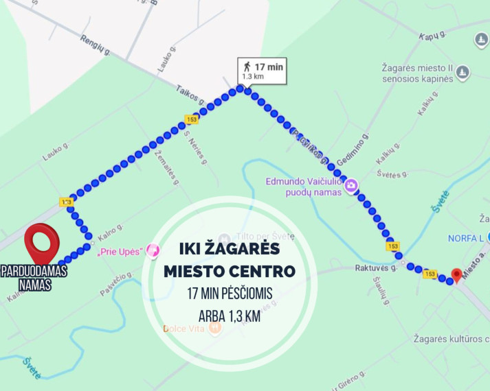 Parduodamas namas Kalno g., Žagarės m., Joniškio r. sav., 53.22 m2 ploto, 1 aukštai 11