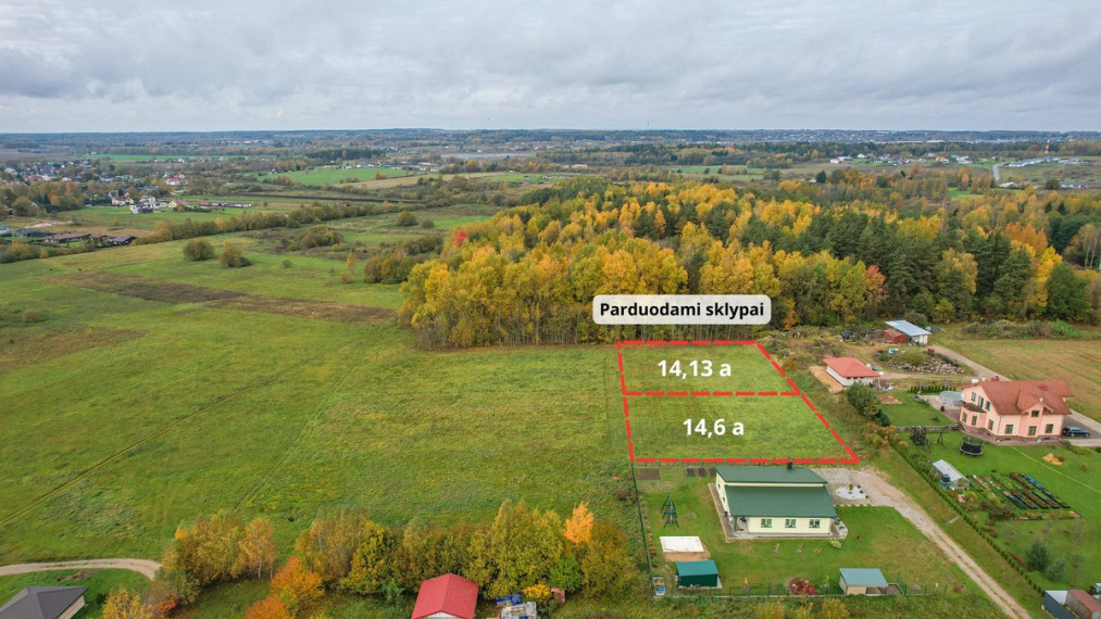 Parduodamas  sklypas Žygio g., Parapijoniškių k., Vilniaus r. sav., 14.13 a ploto 1