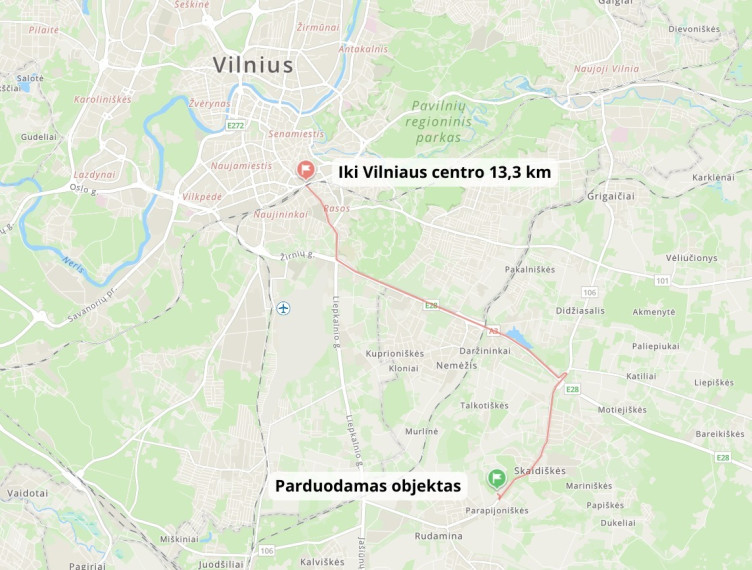 Parduodamas  sklypas Žygio g., Parapijoniškių k., Vilniaus r. sav., 14.13 a ploto 10