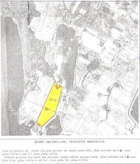 Parduodamas žemės ūkio paskirties sklypas Arnionių II k., Molėtų r. sav., 542 a ploto 9