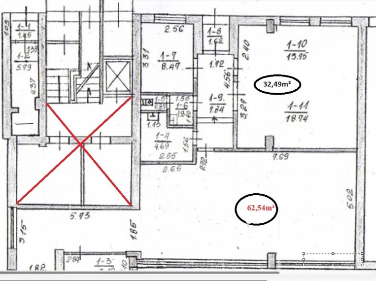 Nuomojamos administracinės patalpos Savanorių pr., Naujamiestis, Vilniaus m., Vilniaus m. sav., 131.38 m2 ploto 7