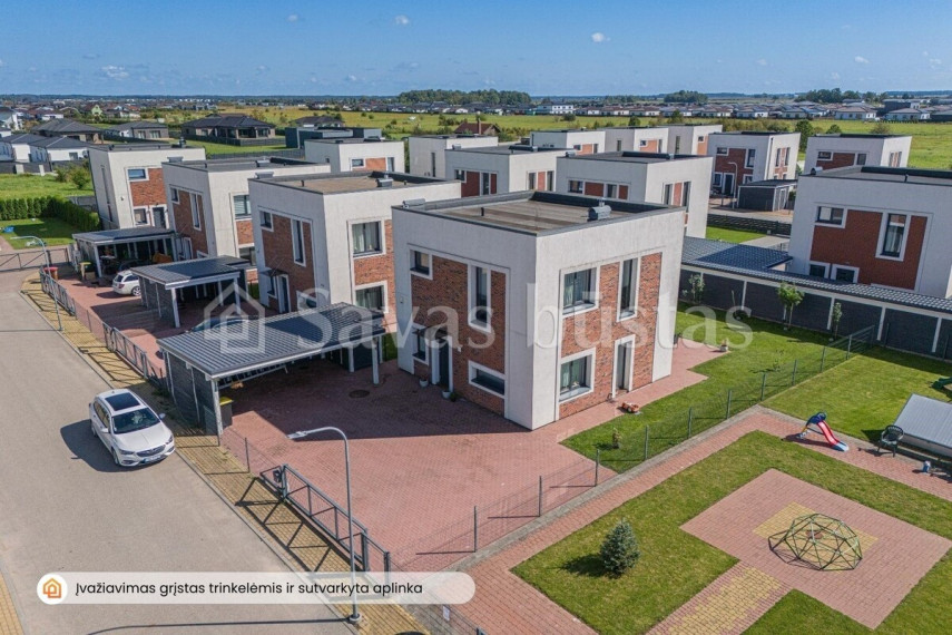 Parduodamas namas Anso Bruožio g., Klemiškės II k., Klaipėdos r. sav., 107.55 m2 ploto,  aukštai 2