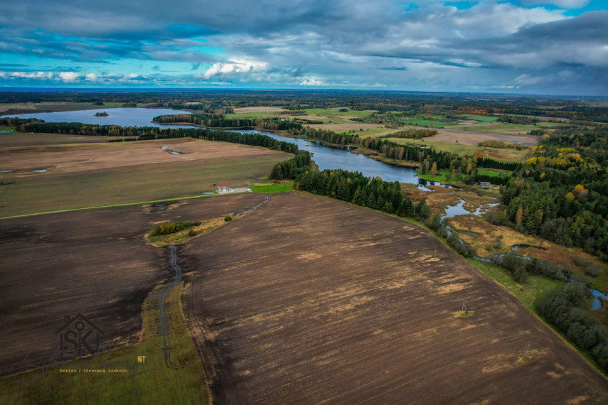 PRIE LAZDININKŲ TVENKINIO PARDUODAMAS 2.94 HA SKLYPAS 7