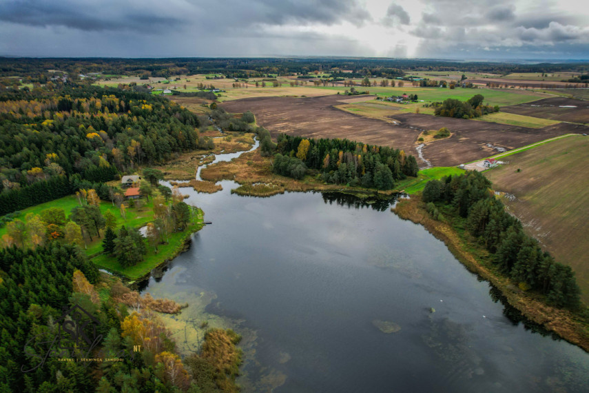 PRIE LAZDININKŲ TVENKINIO PARDUODAMAS 2.94 HA SKLYPAS 13
