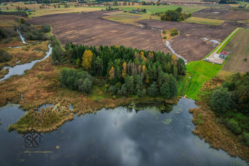 PRIE LAZDININKŲ TVENKINIO PARDUODAMAS 2.94 HA SKLYPAS 17