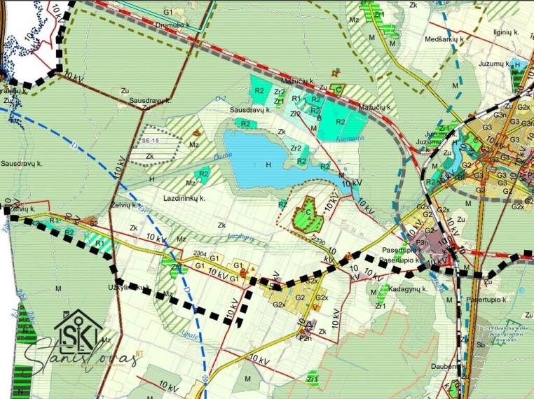 PRIE LAZDININKŲ TVENKINIO PARDUODAMAS 2.94 HA SKLYPAS 24