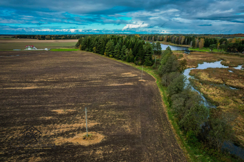 PRIE LAZDININKŲ TVENKINIO PARDUODAMAS 2.94 HA SKLYPAS 8
