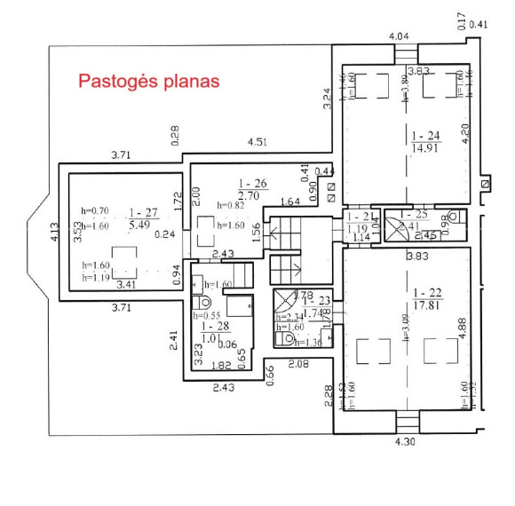 Parduodamas namas Vytauto g., Palanga, Palangos m., Palangos m. sav., 299.08 m2 ploto, 3 aukštai 21