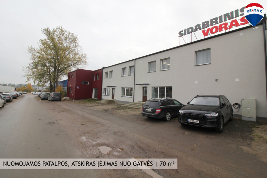 Nuomojamos patalpos Žemaitės g., , Šiauliuose, 70 kv.m ploto 1