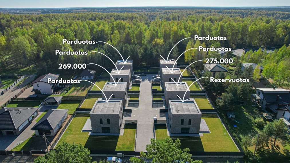 Parduodamas namas Medeinės g., Račkūnų k., Trakų r. sav., 148.86 m2 ploto, 2 aukštai 1