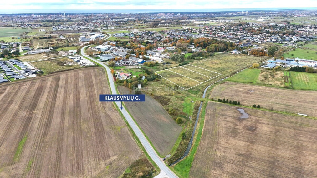 Parduodamas komercinės paskirties sklypas Nakties g., Klemiškės I k., Klaipėdos r. sav., 100 a ploto 2