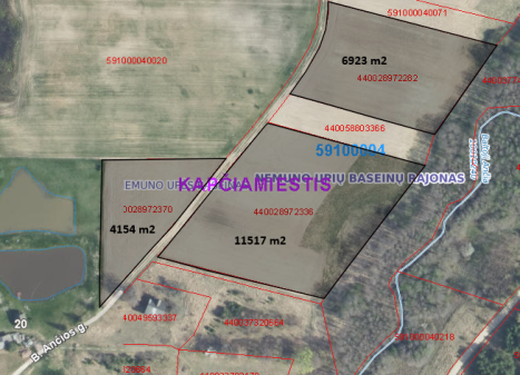 Parduodamas sklypas B. Ančios g., Kapčiamiesčio mstl., Lazdijų r. sav., 226.04 a ploto Parduodamas sklypas B. Ančios g., Kapčiamiesčio mstl., Lazdijų r. sav., 226.04 a ploto