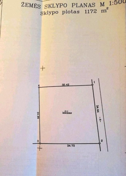 Parduodamas sklypas Žuvėdrų g., Sietyno k., Kauno r. sav., 11.72 a ploto 16