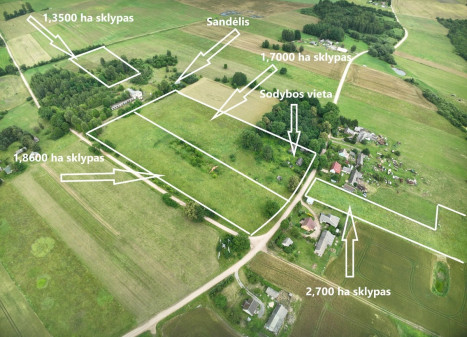 Parduodamas  sklypas Plingių k., Raseinių r. sav., 761 a ploto