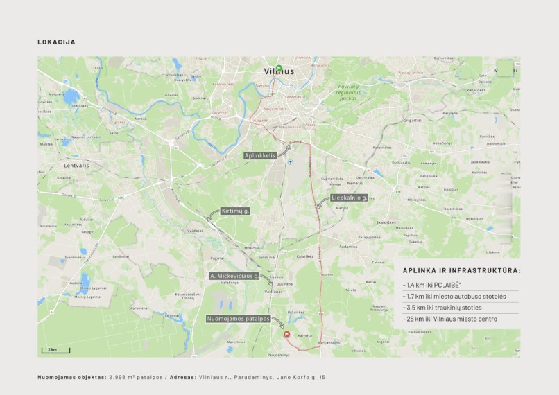 Nuomojamos administracinės, gamybinės, kitos paskirties, paslaugų, prekybos, sandėliavimo patalpos Jano Korfo g., Parudaminio k., Vilniaus r. sav., 2998 m2 ploto 3