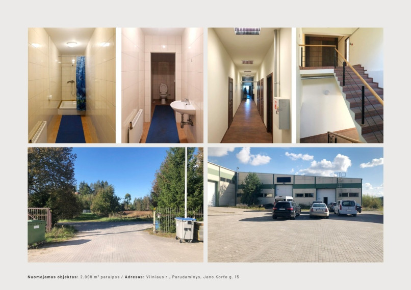 Nuomojamos administracinės, gamybinės, kitos paskirties, paslaugų, prekybos, sandėliavimo patalpos Jano Korfo g., Parudaminio k., Vilniaus r. sav., 2998 m2 ploto 6