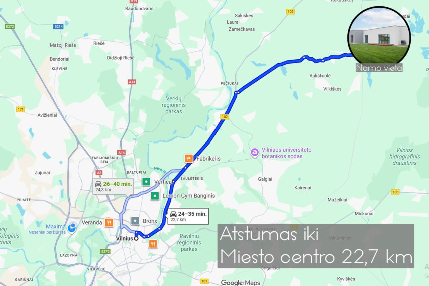 Parduodamas namas Geležinkelio g., Bezdonių k., Vilniaus r. sav., 122 m2 ploto, 1 aukštai 25