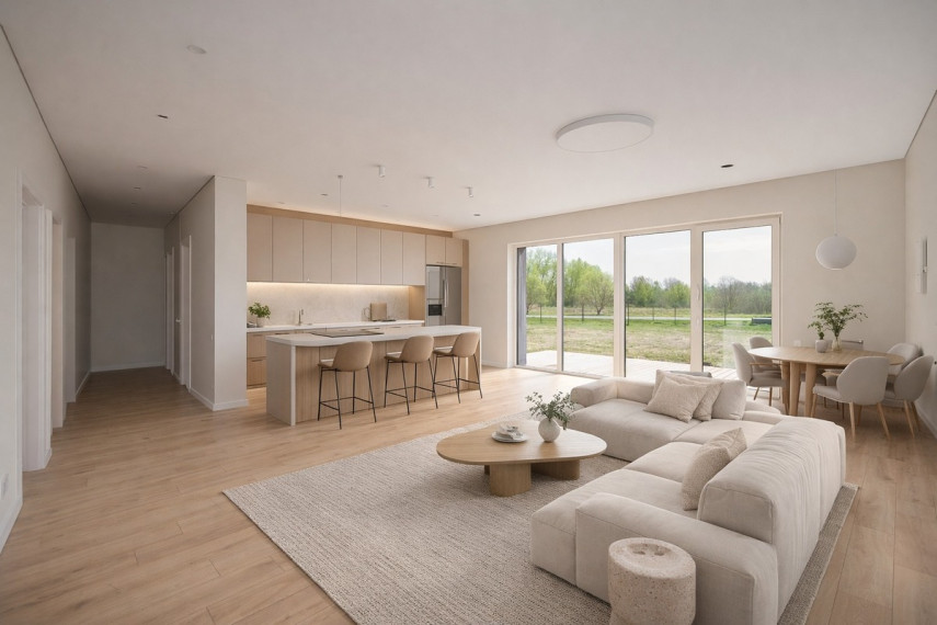 Parduodamas namas Geležinkelio g., Bezdonių k., Vilniaus r. sav., 122 m2 ploto, 1 aukštai 1
