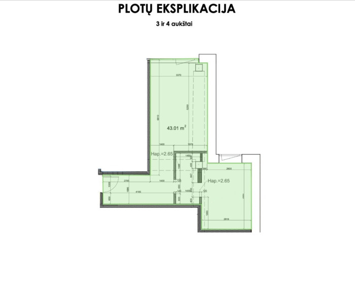 Parduodamos administracinės, kitos paskirties patalpos Vytenio g., Naujamiestis, Vilniaus m., Vilniaus m. sav., 41.1 m2 ploto 5