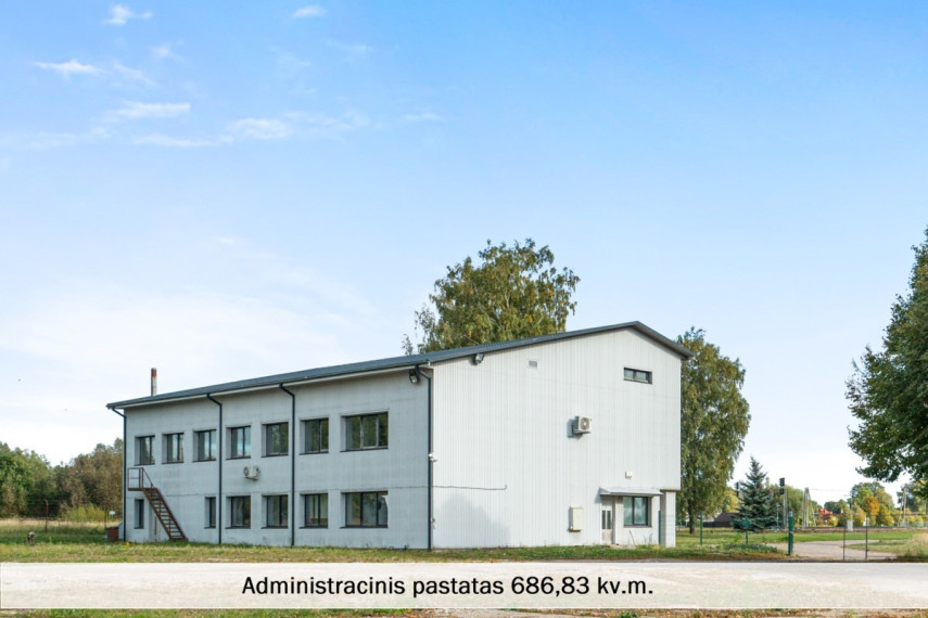 Parduodamos administracinės, kitos paskirties, sandėliavimo patalpos M. Jankaus g., Pagėgių m., Pagėgių sav., 10406.9 m2 ploto 16