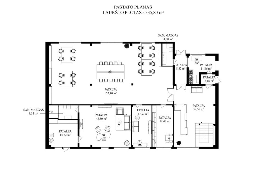 Parduodamos administracinės, kitos paskirties, sandėliavimo patalpos M. Jankaus g., Pagėgių m., Pagėgių sav., 10406.9 m2 ploto 17