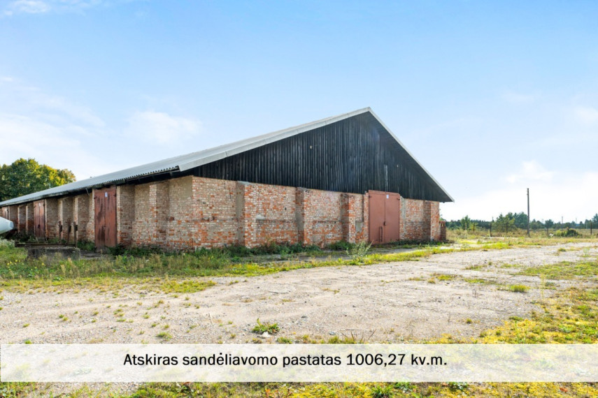 Parduodamos administracinės, kitos paskirties, sandėliavimo patalpos M. Jankaus g., Pagėgių m., Pagėgių sav., 10406.9 m2 ploto 29
