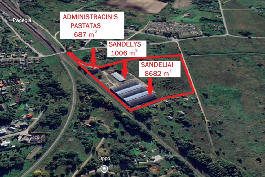 Parduodamos administracinės, kitos paskirties, sandėliavimo patalpos M. Jankaus g., Pagėgių m., Pagėgių sav., 10406.9 m2 ploto 32