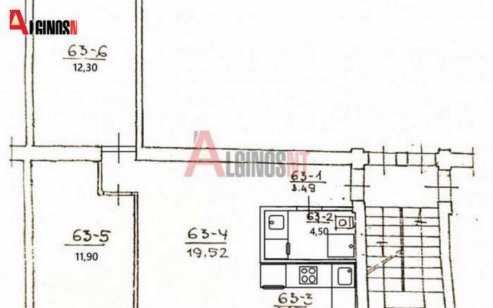 Parduodamas butas Sportininkų g., Sportininkai, Klaipėdos m., Klaipėdos m. sav., 55 m² ploto 3 kambariai 13