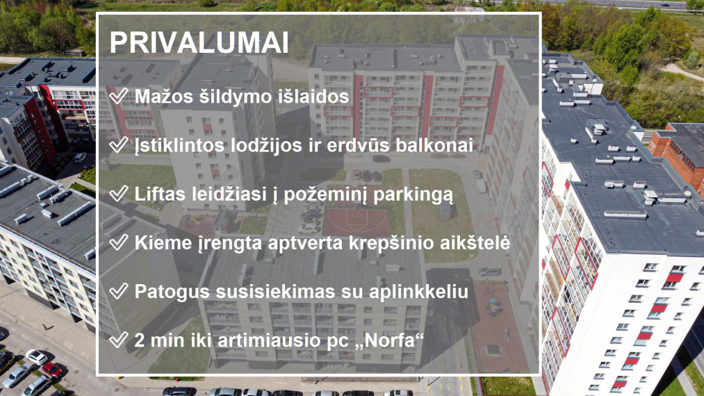 Parduodamas butas Rygos g., Justiniškės, Vilniaus m., Vilniaus m. sav., 56.20 m² ploto 2 kambariai 8