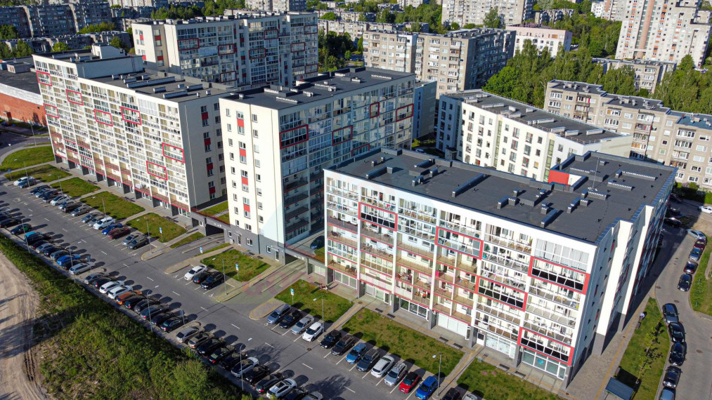 Parduodamas butas Rygos g., Justiniškės, Vilniaus m., Vilniaus m. sav., 40.66 m² ploto 1 kambarys 30