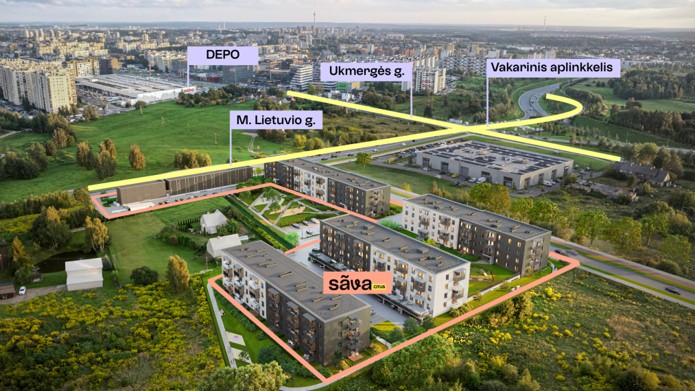 Parduodamas butas Mykolo Lietuvio g., Vilniaus m., Vilniaus m. sav., 74.39 m² ploto 4 kambariai 10