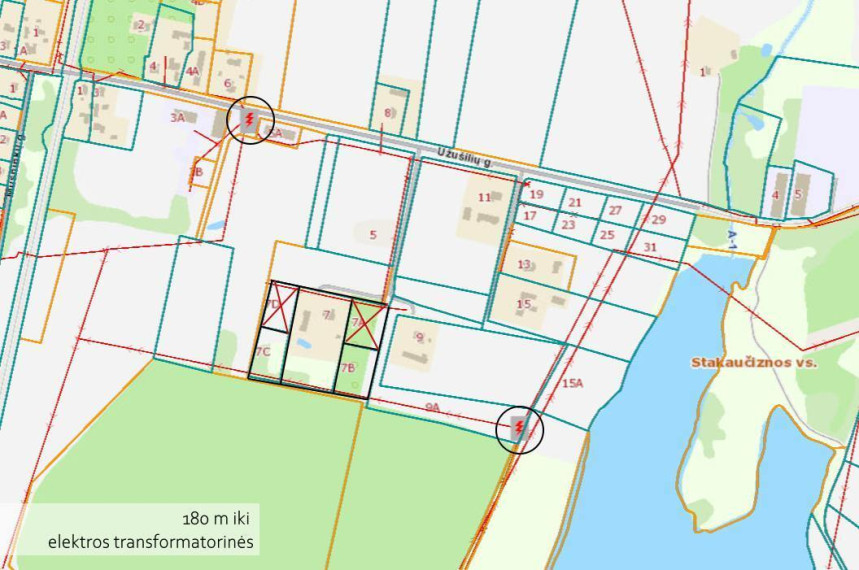 Parduodamas  sklypas Užušilių g., Vileikiškių k., Širvintų r. sav., 31.23 a ploto 13