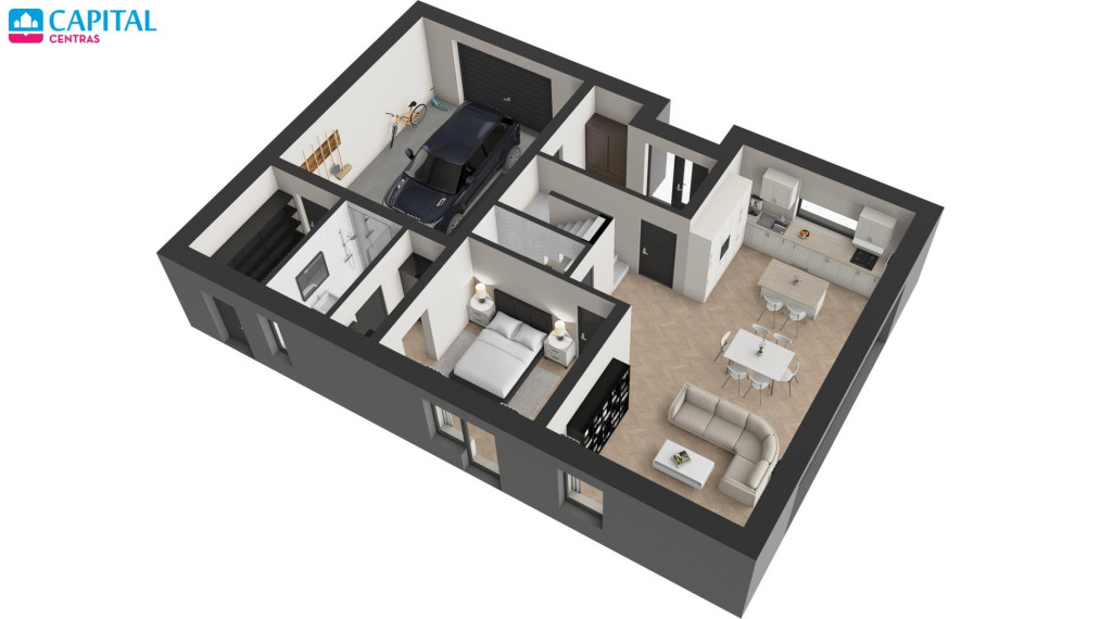 Parduodamas namas Girmavos g., Pilaitė, Vilniaus m., Vilniaus m. sav., 164.26 m² ploto 5 kambariai 19