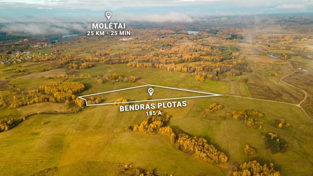 Parduodamas  sklypas Turliškių k., Molėtų r. sav., 185 a ploto 5