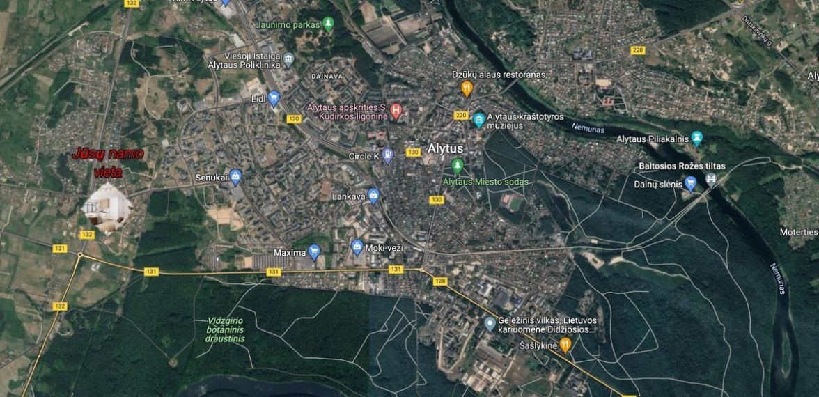 Parduodamas namas Puodžių g., Vidzgiris, Alytaus m., Alytaus m. sav., 99.03 m2 ploto, 1 aukštai 18