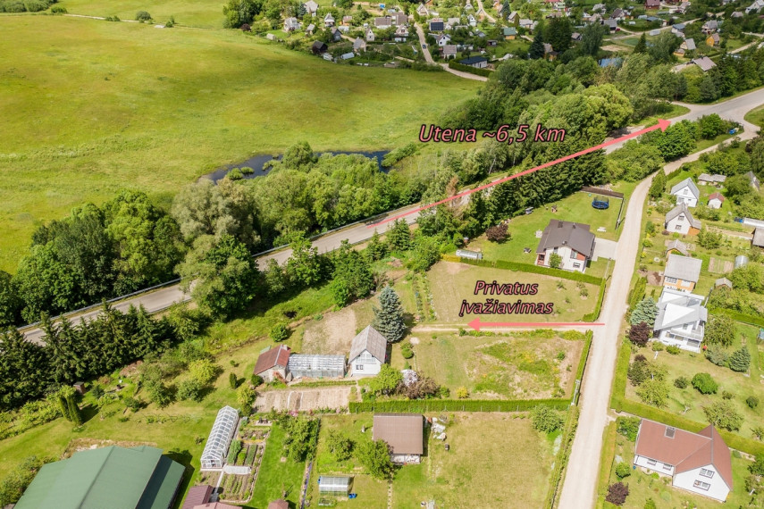 Parduodamas namas Lakštingalų g., Vosgėlių k., Utenos r. sav., 45.06 m2 ploto, 1 aukštai 5