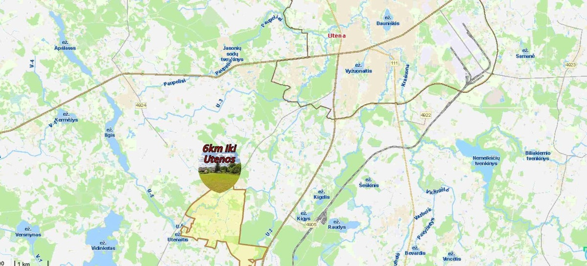 Parduodamas kitos paskirties sklypas Vosgėlių k., Utenos r. sav., 9.47 a ploto 18