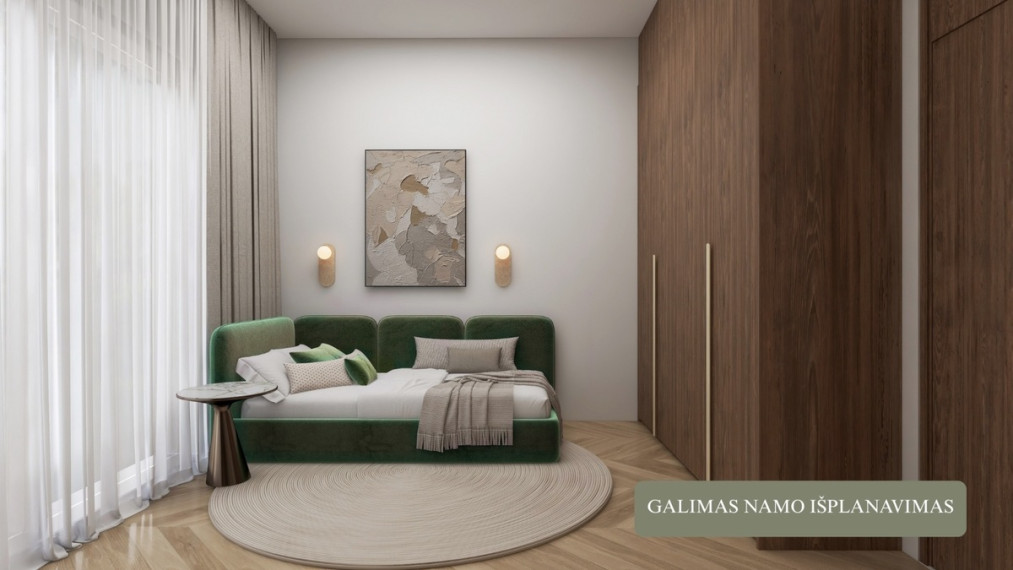 Parduodamas namas Slėnio g., Mykoliškių k., Vilniaus r. sav., 165 m2 ploto, 1 aukštai 46