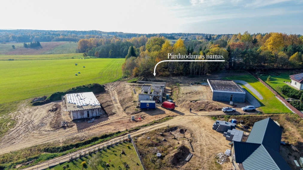Parduodamas namas Slėnio g., Mykoliškių k., Vilniaus r. sav., 158 m2 ploto, 1 aukštai 9
