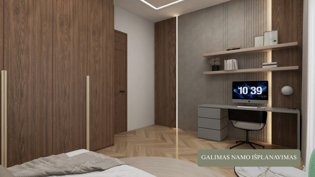Parduodamas namas Slėnio g., Mykoliškių k., Vilniaus r. sav., 158 m2 ploto, 1 aukštai 44