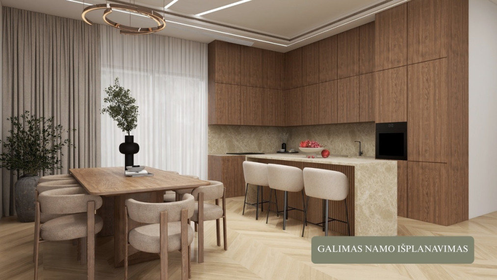 Parduodamas namas Slėnio g., Mykoliškių k., Vilniaus r. sav., 158 m2 ploto, 1 aukštai 45