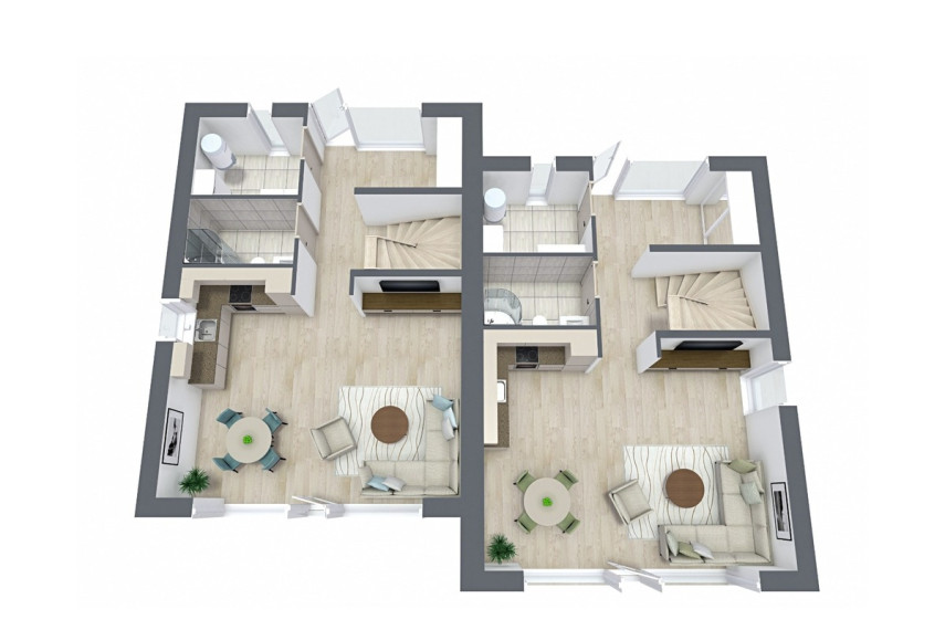 Parduodamas namas Aušros g., Naugardiškės k., Kauno r. sav., 131.79 m2 ploto, 2 aukštai 13