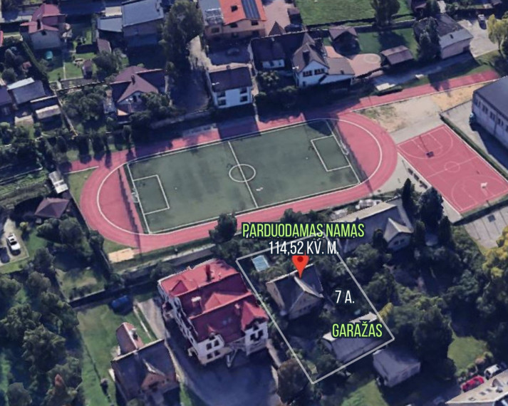 Parduodamas namas Žemaitės g., Centras, Šiaulių m., Šiaulių m. sav., 114.52 m2 ploto, 1 aukštai 8