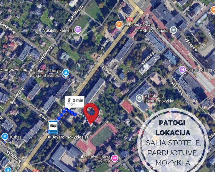 Parduodamas namas Žemaitės g., Centras, Šiaulių m., Šiaulių m. sav., 114.52 m2 ploto, 1 aukštai 10