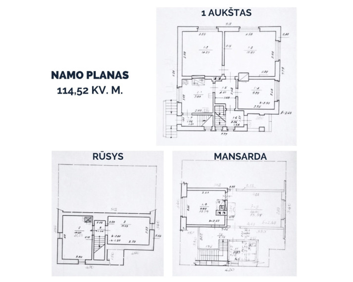 Parduodamas namas Žemaitės g., Centras, Šiaulių m., Šiaulių m. sav., 114.52 m2 ploto, 1 aukštai 5