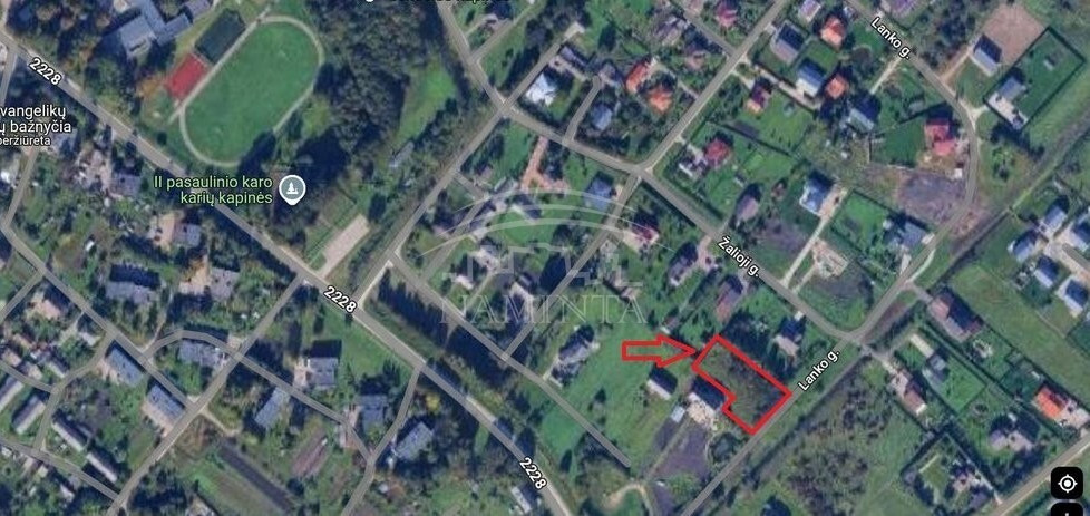 Parduodamas  sklypas Dovilų mstl., Klaipėdos r. sav., 19 a ploto 3