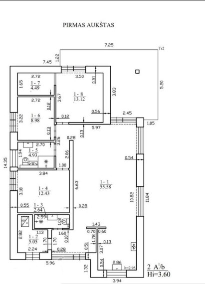 Parduodamas namas Karmėlavos II k., Kauno r. sav., 107.22 m² ploto 4 kambariai 50