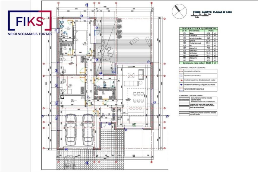 Parduodamas namas Pienių g., Girininkų II k., Kauno r. sav., 249.06 m² ploto 4 kambariai 10