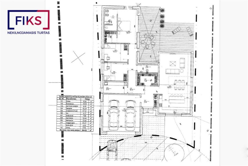 Parduodamas namas Pienių g., Girininkų II k., Kauno r. sav., 249.06 m² ploto 4 kambariai 15