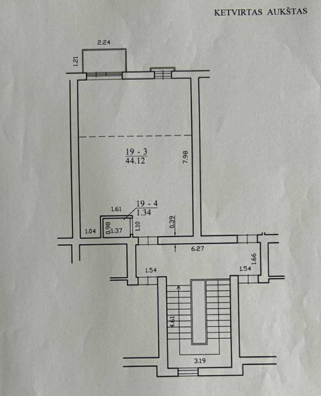 Parduodamas butas V. Kudirkos g., Krašuonos, Utenos m., Utenos r. sav., 92.00 m² ploto 2 kambariai 12